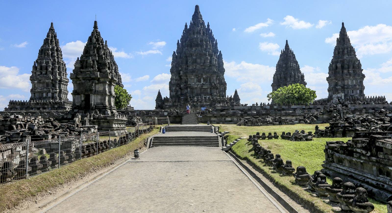 The Prambanan Temples in Indonesia