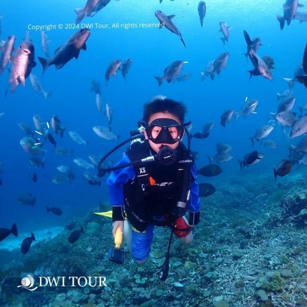 Meet Our Youngest Diver !